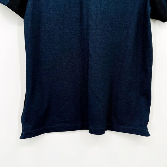 Calvin Klein Colorblocked Polo shirt Navy Combo, Size Small, Collar Snap close - Picture 7 of 9